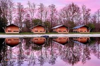 Safari Zelt mieten am Wasser in Friesland