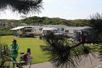 Campingplatz in Dünen Holland