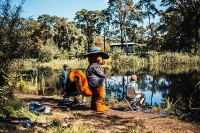 Camping mit Fischweiher in Holland