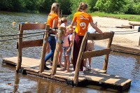 Camping am Wasser in Holland