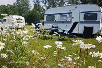 Retro-Wohnwagen mieten in Friesland Holland