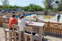 Camping mit Naturbadeteich und Sandstrand in  Holland