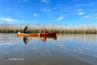 Camping am Wasser in Friesland Holland